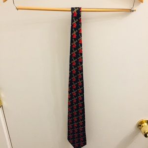 100% silk windmill tie